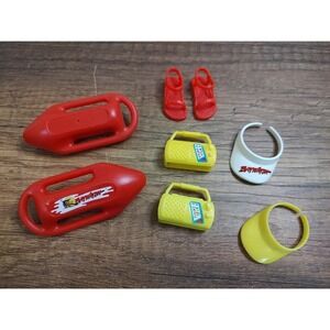 Vintage 1994 Mattel Baywatch Lifeguard BARBIE Lot Visor Radio Live Preserver B14